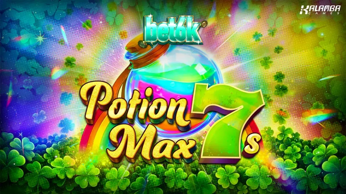 Interface do jogo de slot Potion Max 7s com temática irlandesa